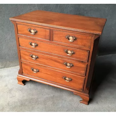 Viktorianische antike Mahagoni Kommode britisch ca  1880