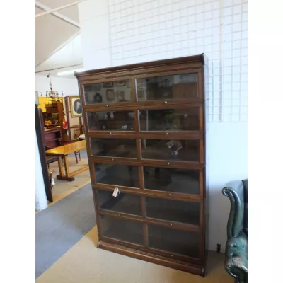Antiker britischer Bücherschrank Eiche ca 1920