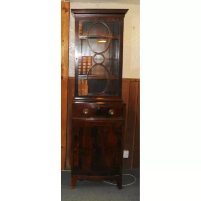 Edwardianisches Mahagoni Bücherregal britisch antik ca 1890