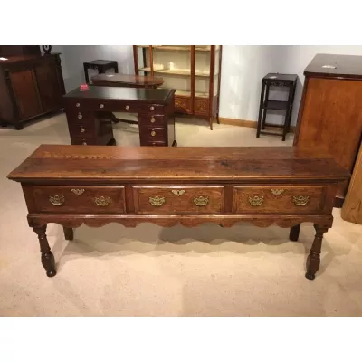 Georgianisches antikes Eichen Sideboard britisch ca 1780