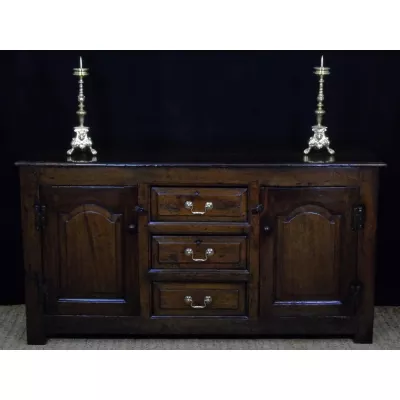 Antikes englisches Eichen Sideboard Landhaus 18. Jh