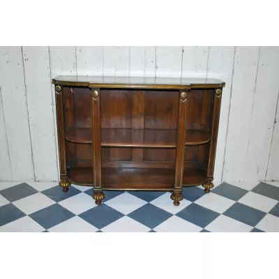 Antiker französischer Palisander Bücherschrank Vitrine ca 1880