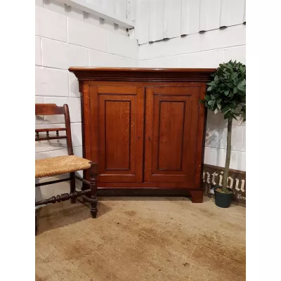 Antiker britischer Mahagoni Kleiderschrank Eiche ca 1780