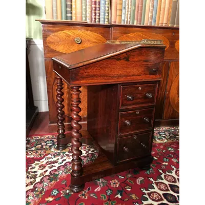 William IV. Antiker Englischer Palisander Davenport ca. 1830