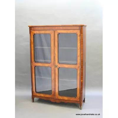 Französischer Louis XVI. Antiker Palisander Bibliotheken Bücherschrank ca. 1880