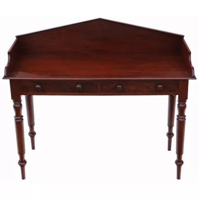 Antiker britischer Mahagoni Schreibtisch ca 1835