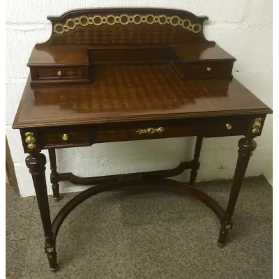 Französischer antiker Schreibtisch Massivholz 19. Jh