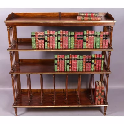 Viktorianisches antikes Mahagoni Bücherregal britisch ca 1880