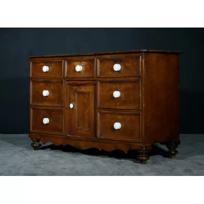Britisches antikes Weichholz Sideboard Kiefer ca 19. Jh