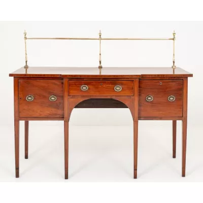 Georgianisches antikes Mahagoni Sideboard Breakfront britisch ca 1800