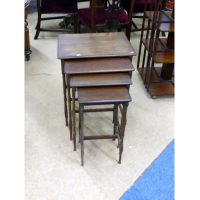 Edwardianische antike Mahagoni  Nest of tables  britisch ca 1890