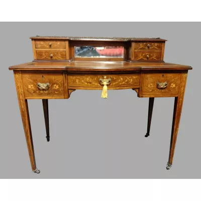 Britischer antiker Palisander Schreibtisch ca 1900