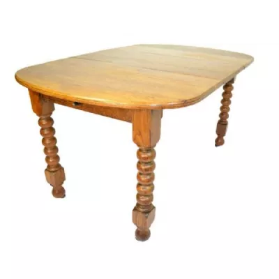 Viktorianischer antiker Eichen Esstisch britisch ca 1900