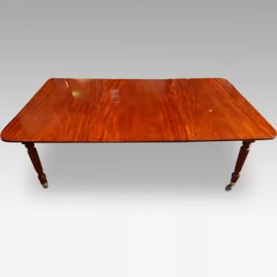 Georgianischer britischer Mahagoni Esstisch antik ca 1830
