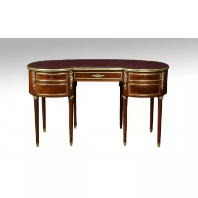 Antiker britischer Mahagoni Schreibtisch ca 19. Jh