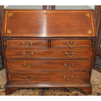 Georgianischer Mahagoni Sekretär britisch antik ca 1780