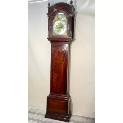 Georgianische antike Mahagoni Standuhr britisch ca 18. Jh