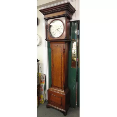 Antike Eichen Standuhr britisch ca 18. Jh