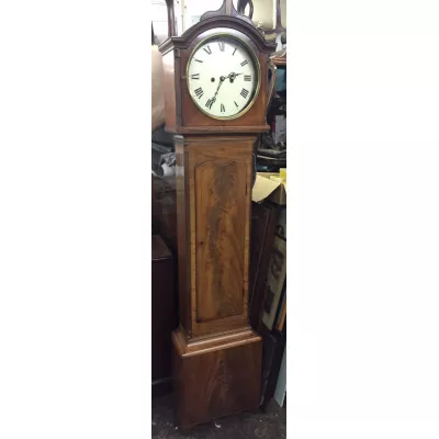 Antike britische Mahagoni Standuhr ca 18. Jh