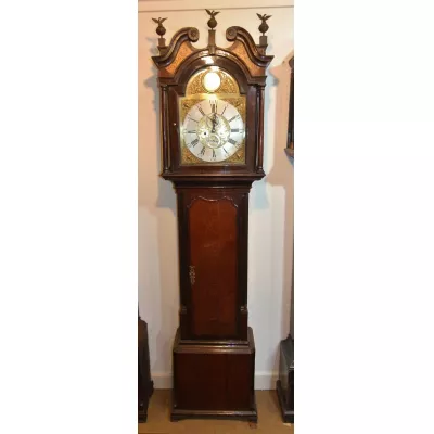 Englische Standuhr Eiche antik ca 1780