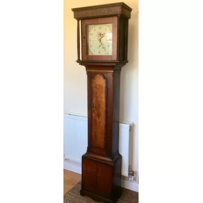 Georgianische antike Eichen Standuhr ca 18. Jh