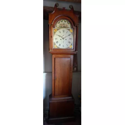 Antike britische Eichen Standuhr ca 19. Jh