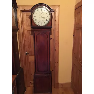 Antike britische Eichen Standuhr ca 1860