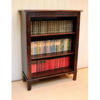 Antiker britischer Buchen Bücherschrank ca 1910