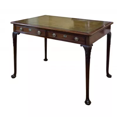 Georgianischer antiker Mahagoni Schreibtisch englisch ca 1800