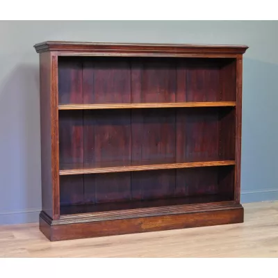 Viktorianisches antikes Eichen Bücherregal britisch ca 1860