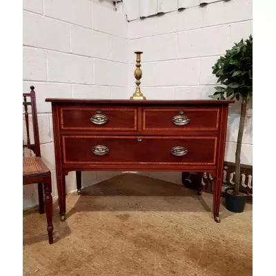 Edwardianische antike Mahagoni Kommode britisch ca 1900