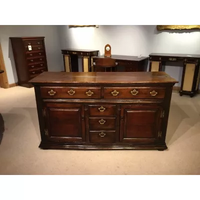 Antikes britisches Eichen Sideboard ca 18. Jh