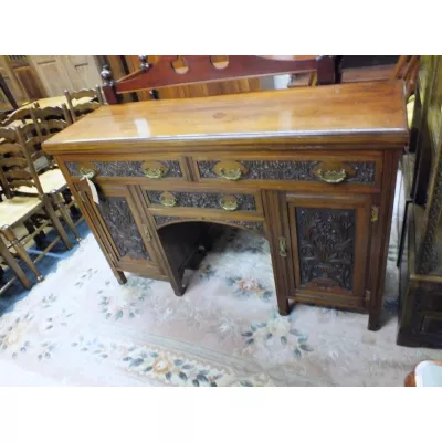 Edwardianisches antikes Sideboard Nussbaum ca 1890