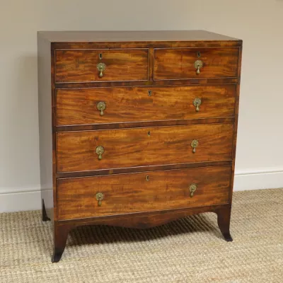 Antike britische Mahagoni Kommode Regency ca 1830