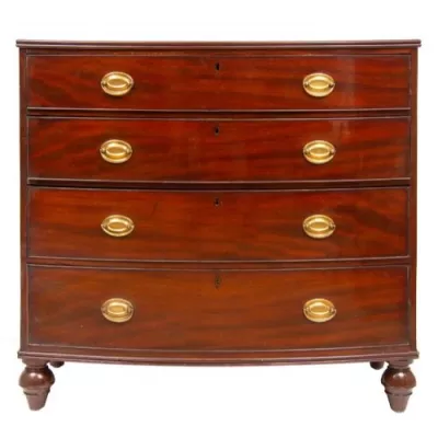 Georgianische antike Mahagoni Kommode ca 1850