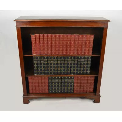 Viktorianischer antiker Mahagoni Bücherschrank britisch ca 1890