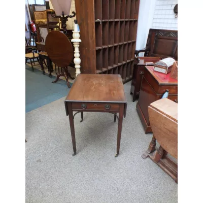 Georgianischer antiker Mahagoni Tisch britisch ca 18. Jh