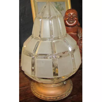 Britische Art Deco Deckenleuchte antik ca 1920