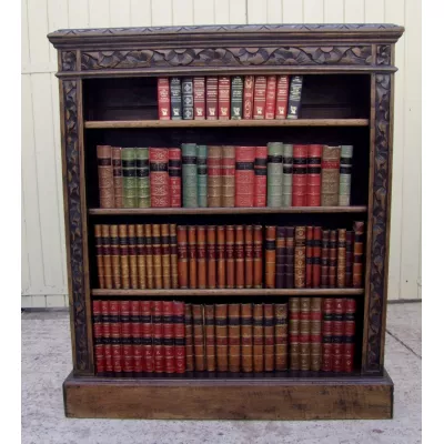 Antikes britisches Eichen Bücherregal 19. Jh
