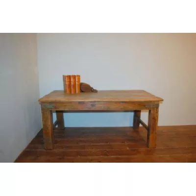 Antiker britischer Hartholz Esstisch Landhaus ca 1860