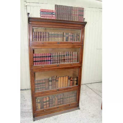 Britischer Mahagoni Bücherschrank original antik ca 1920