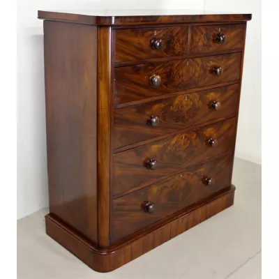 Viktorianische antike Mahagoni Kommode britisch ca 1870