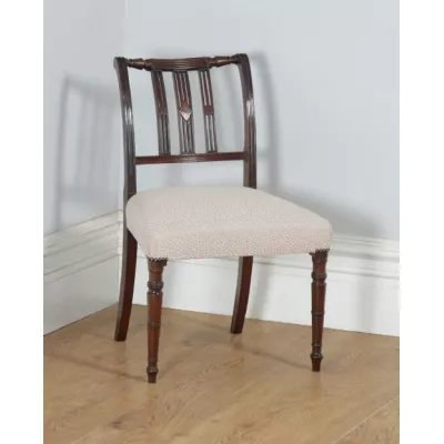 Georgianischer Regency Stuhl Mahagoni antik britisch ca 1820