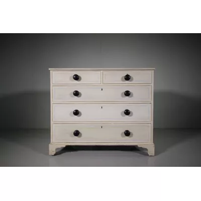 Antike britische Regency Kommode Weichholz Kiefer ca 1815