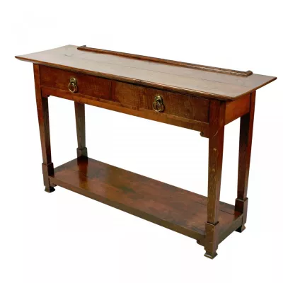 Englisches Arts & Crafts Sideboard Eiche antik ca 1890