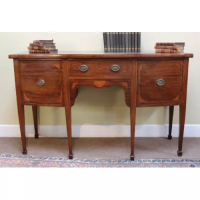 Antikes Mahagoni Sideboard Bowfront englisch ca 19. Jh