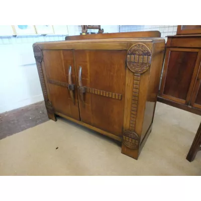 Antikes britisches Sideboard Eiche ca 1930