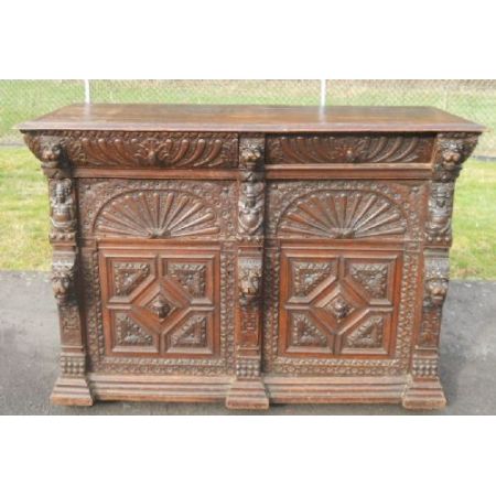 Viktorianisches Eichen Sideboard antik englisch ca 1850