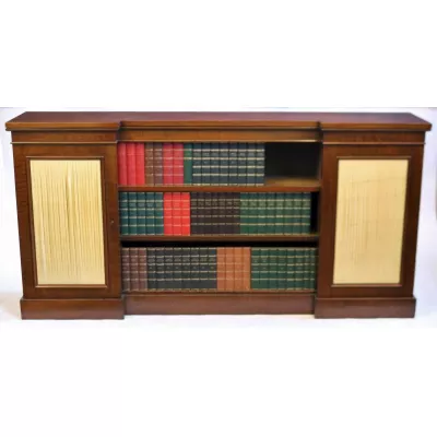 Antiker britischer Mahagoni Bücherschrank Sideboard ca 18. Jh