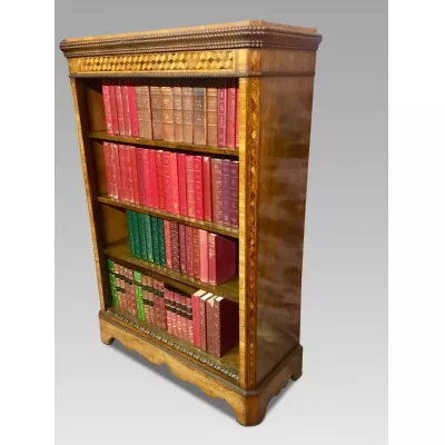 Antikes britisches Bücherregal Palisander ca 1880